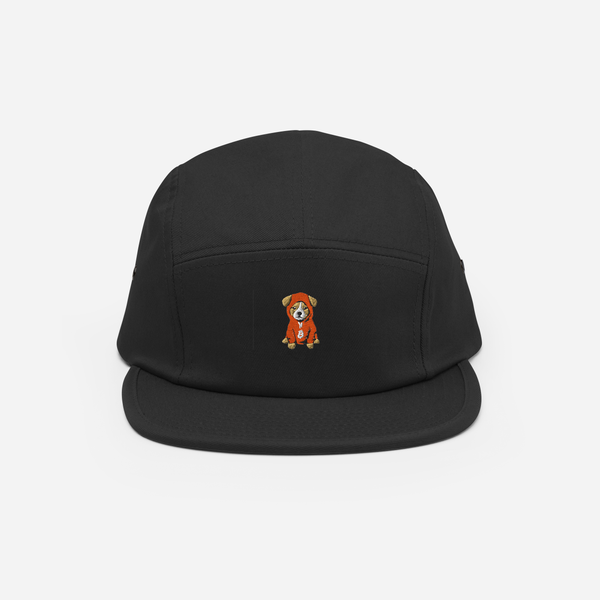 5 Panel Cap - Black - $DOG