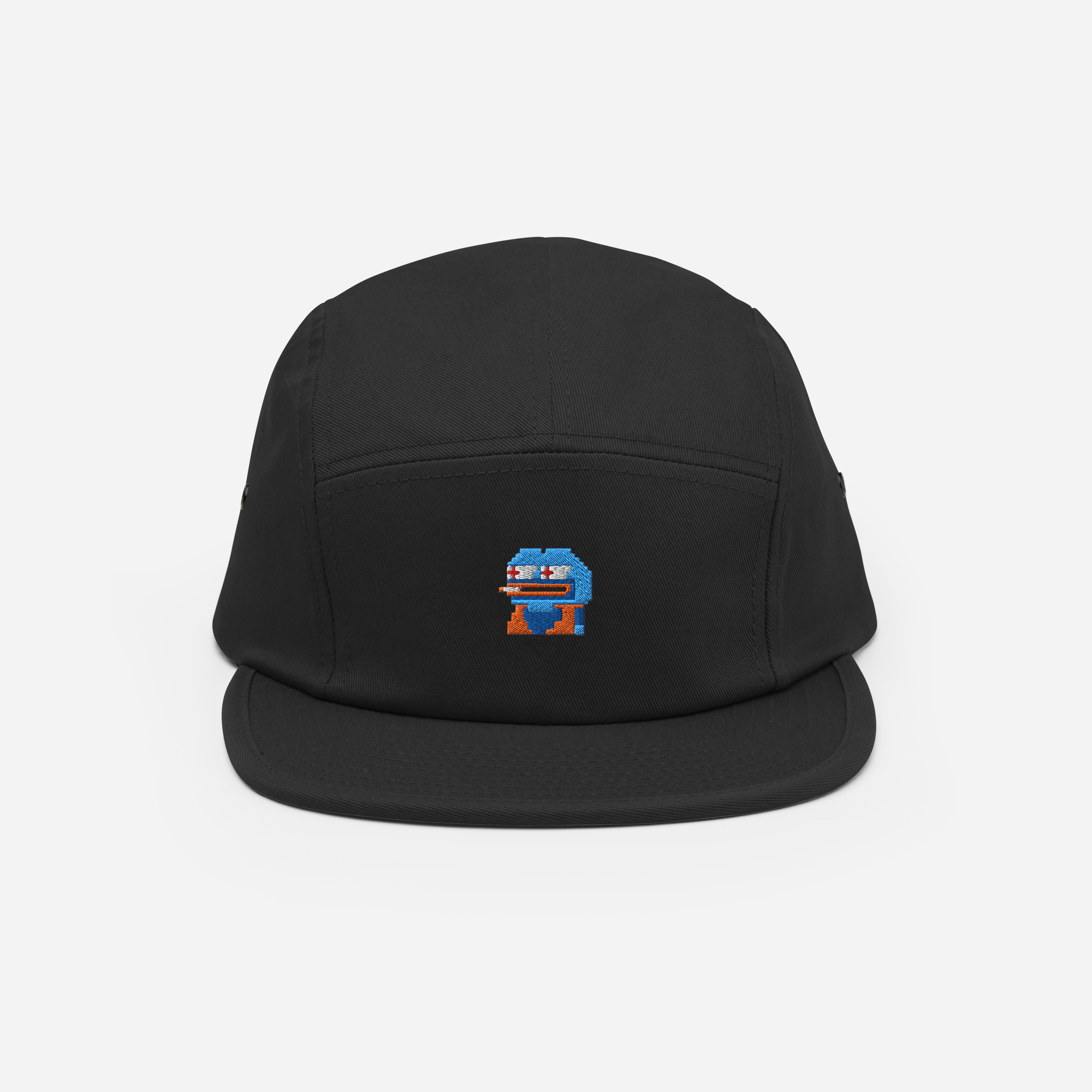 5 Panel Cap - Black - Gokupepe