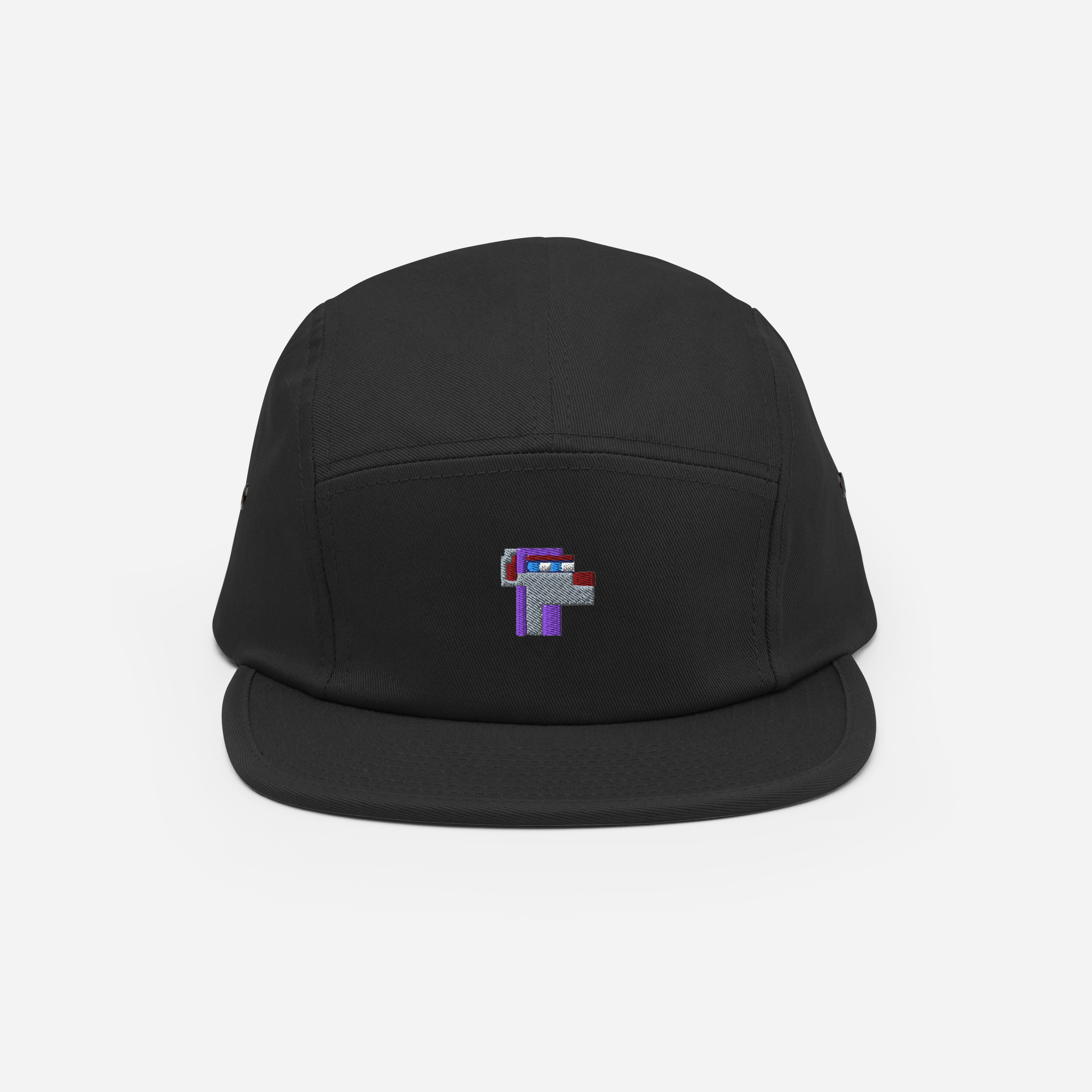 5 Panel Cap - Black - NodeDog