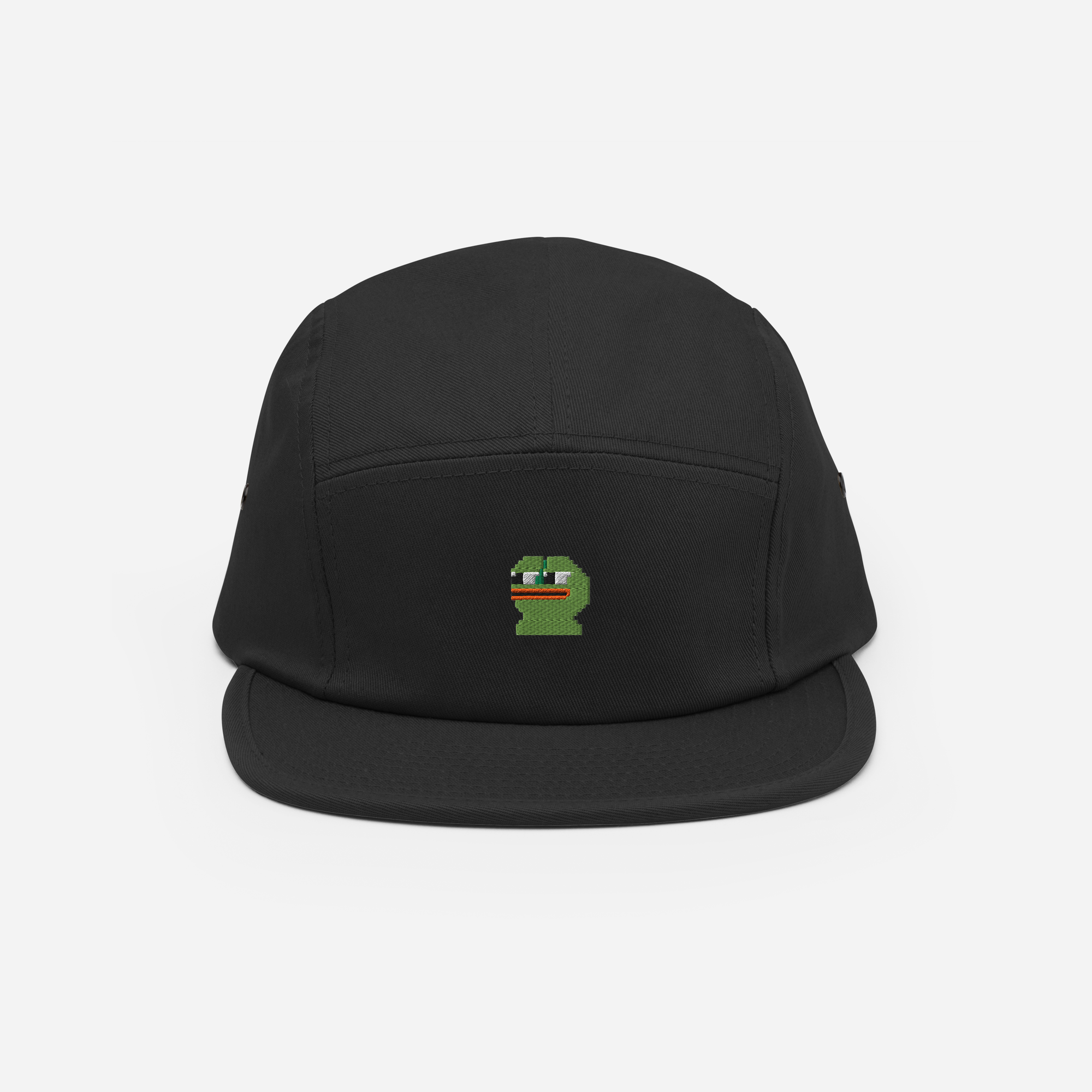 5 Panel Cap - Black - Pepe