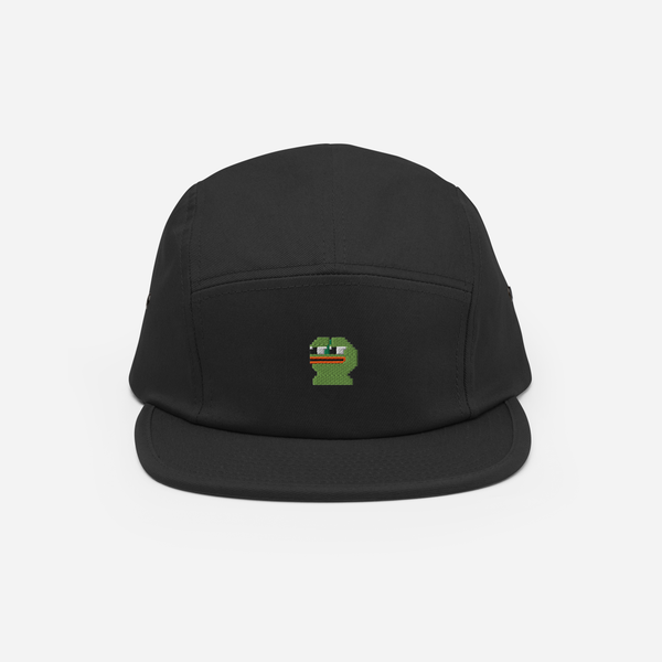 5 Panel Cap - Black - Pepe
