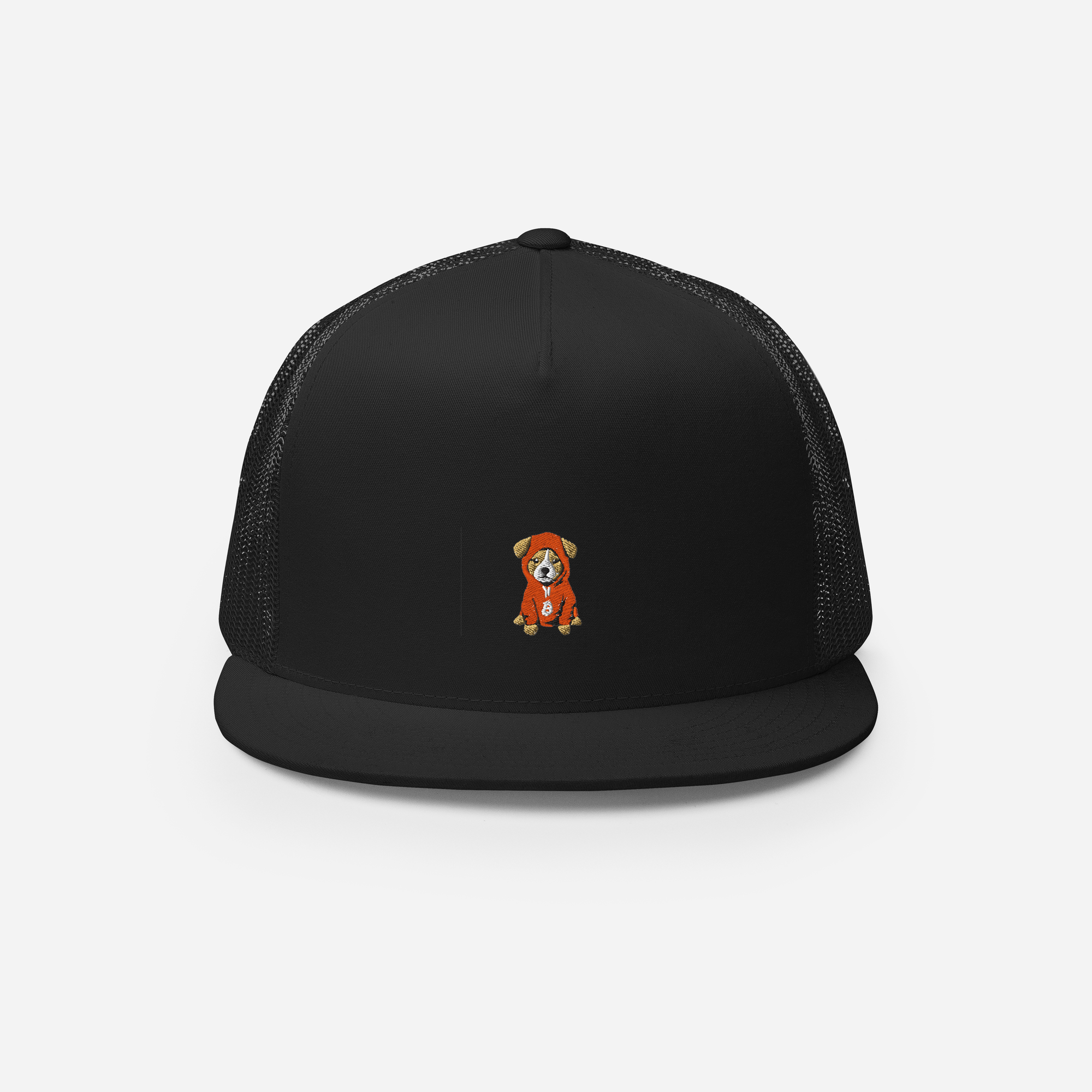 5 Panel Trucker Cap - Black - $DOG