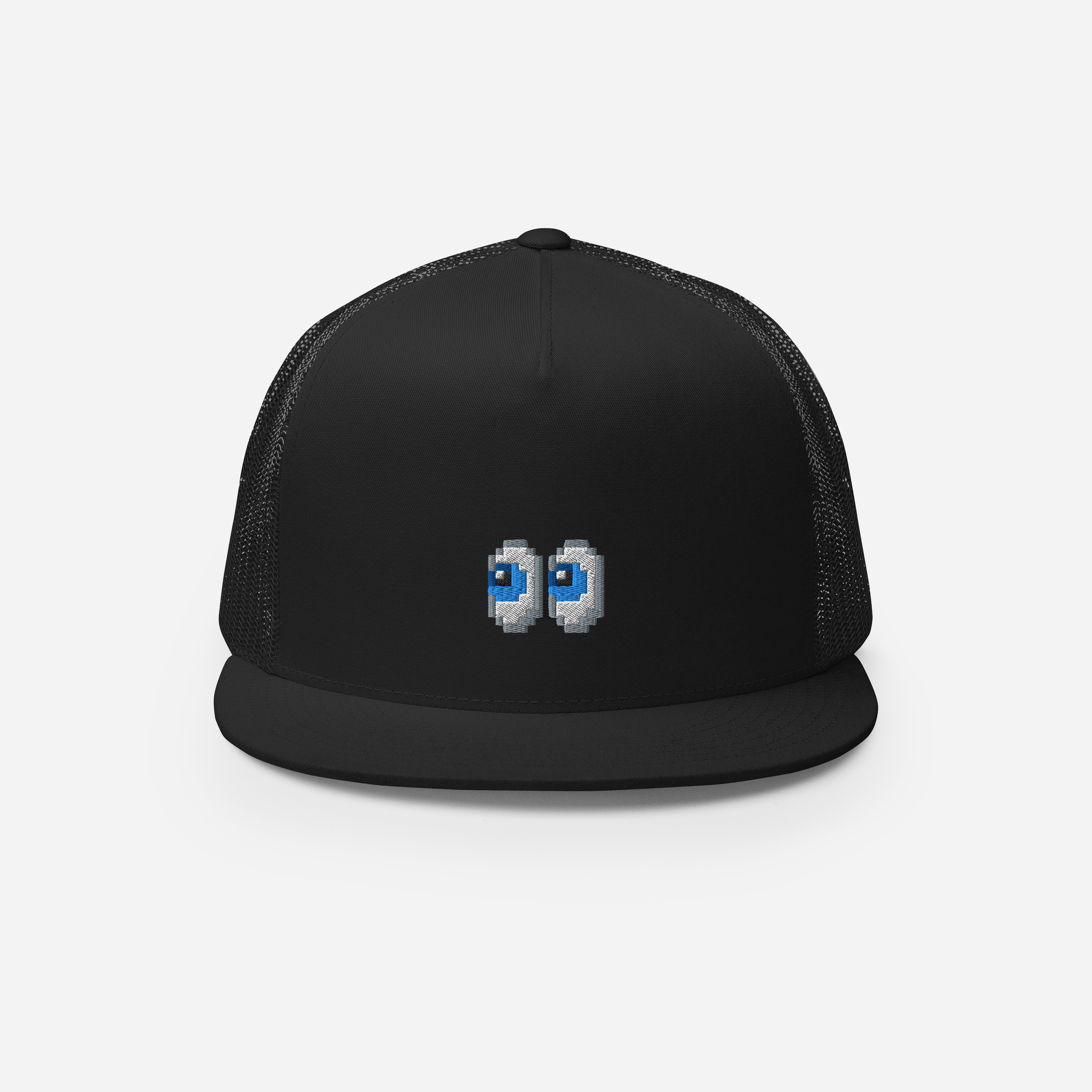 5 Panel Trucker Cap - Black - WTF
