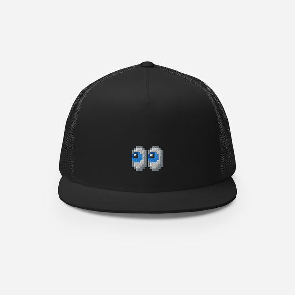 5 Panel Trucker Cap - Black - WTF