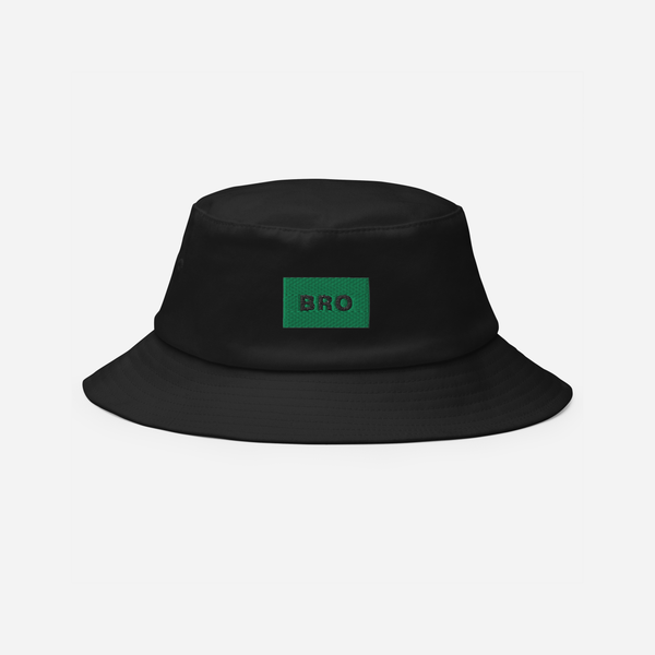 Bucket Hat - BLACK - BRO (green)