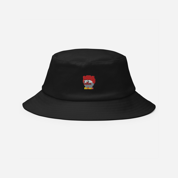 Bucket Hat - Black - Clownpepe