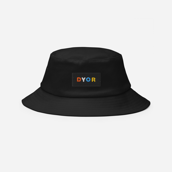 Bucket Hat - BLACK - DYOR