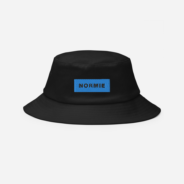 Bucket Hat - Black - NORMIE (blue)