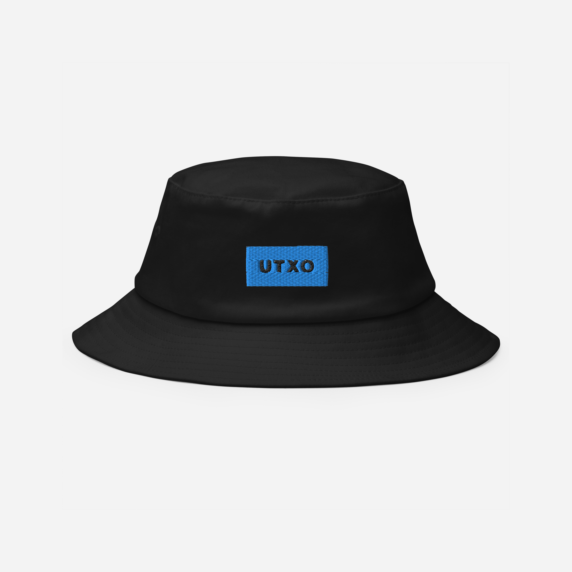 Bucket Hat - Black - UTXO (blue)