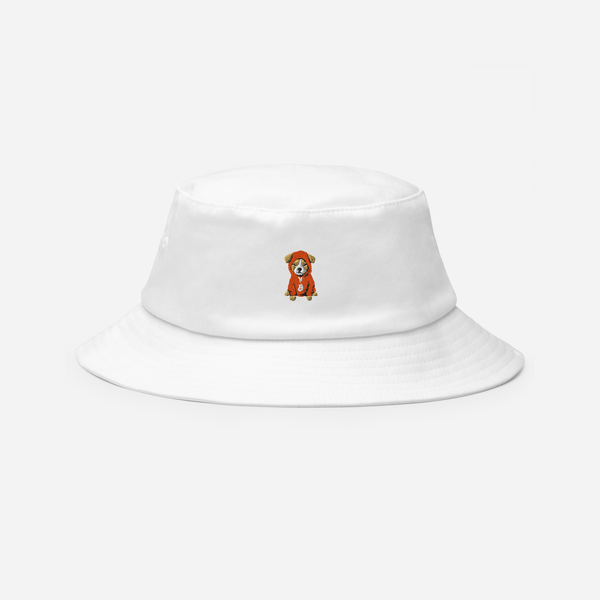 Bucket Hat - White - $DOG