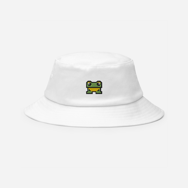 Bucket Hat - White - FrogFolio