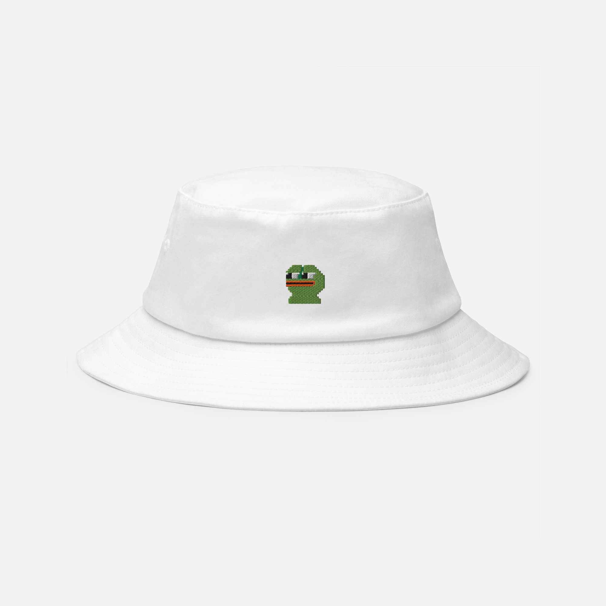 Bucket Hat - White - Pepe
