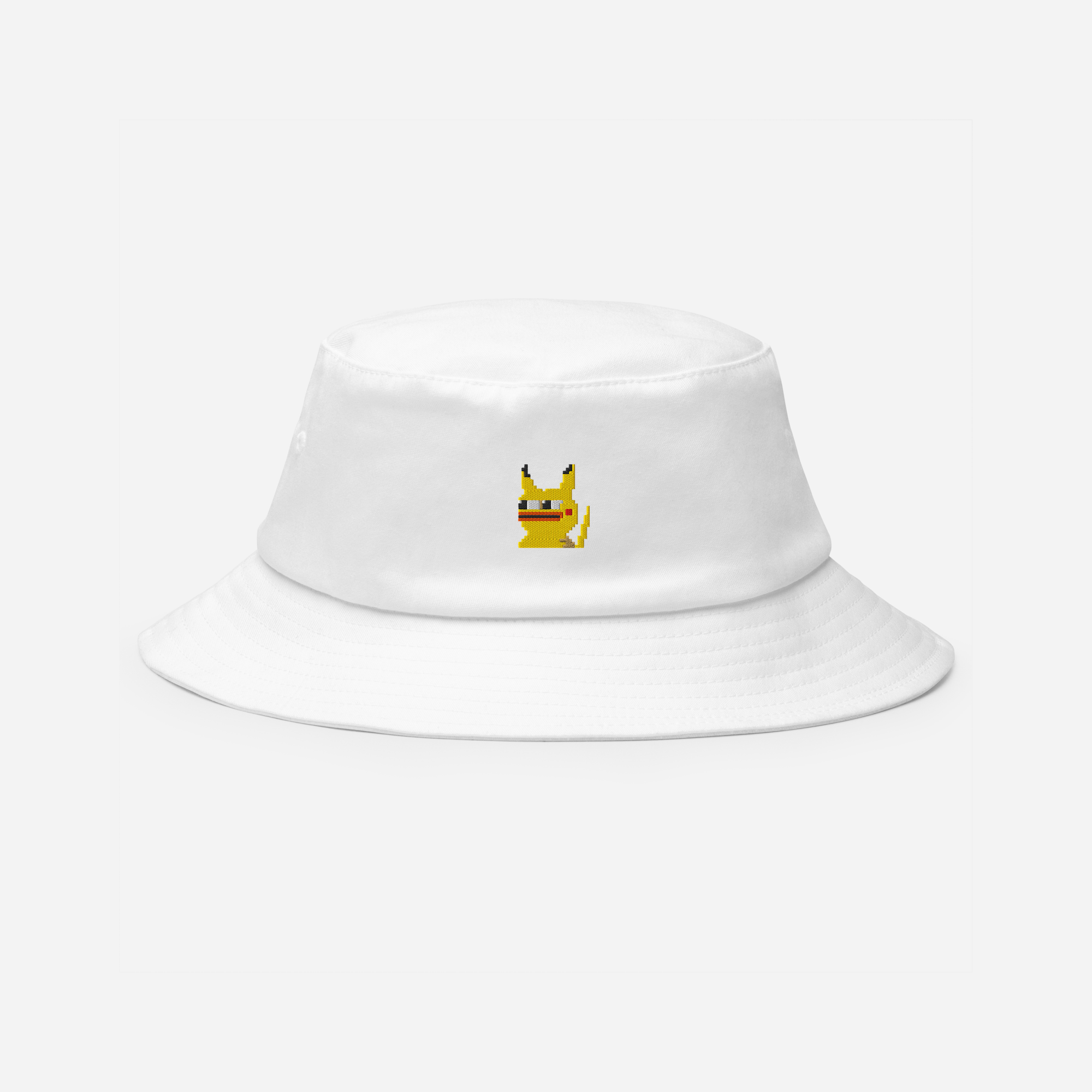 Bucket Hat - White - Pepekachu