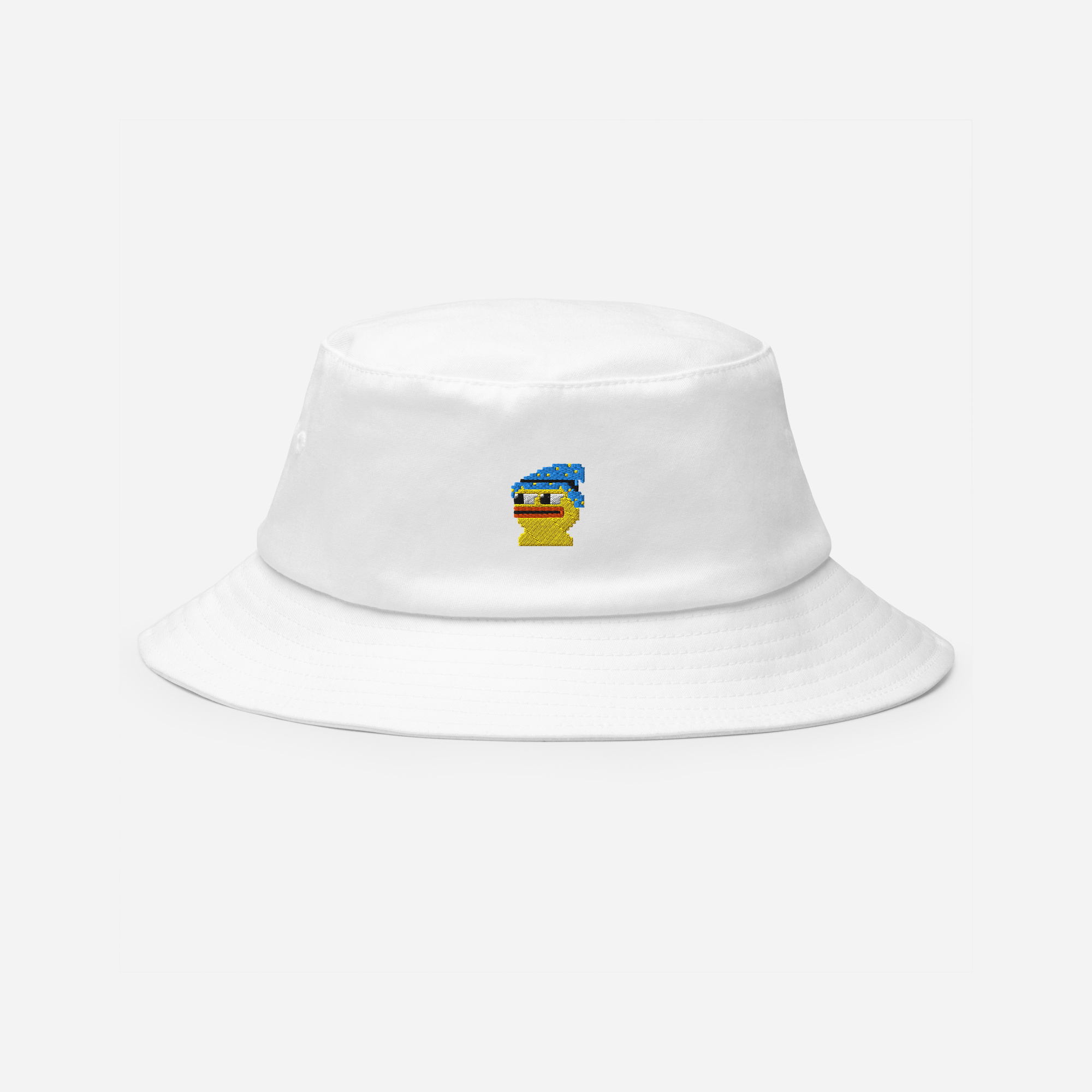 Bucket Hat - White - Pepewizard