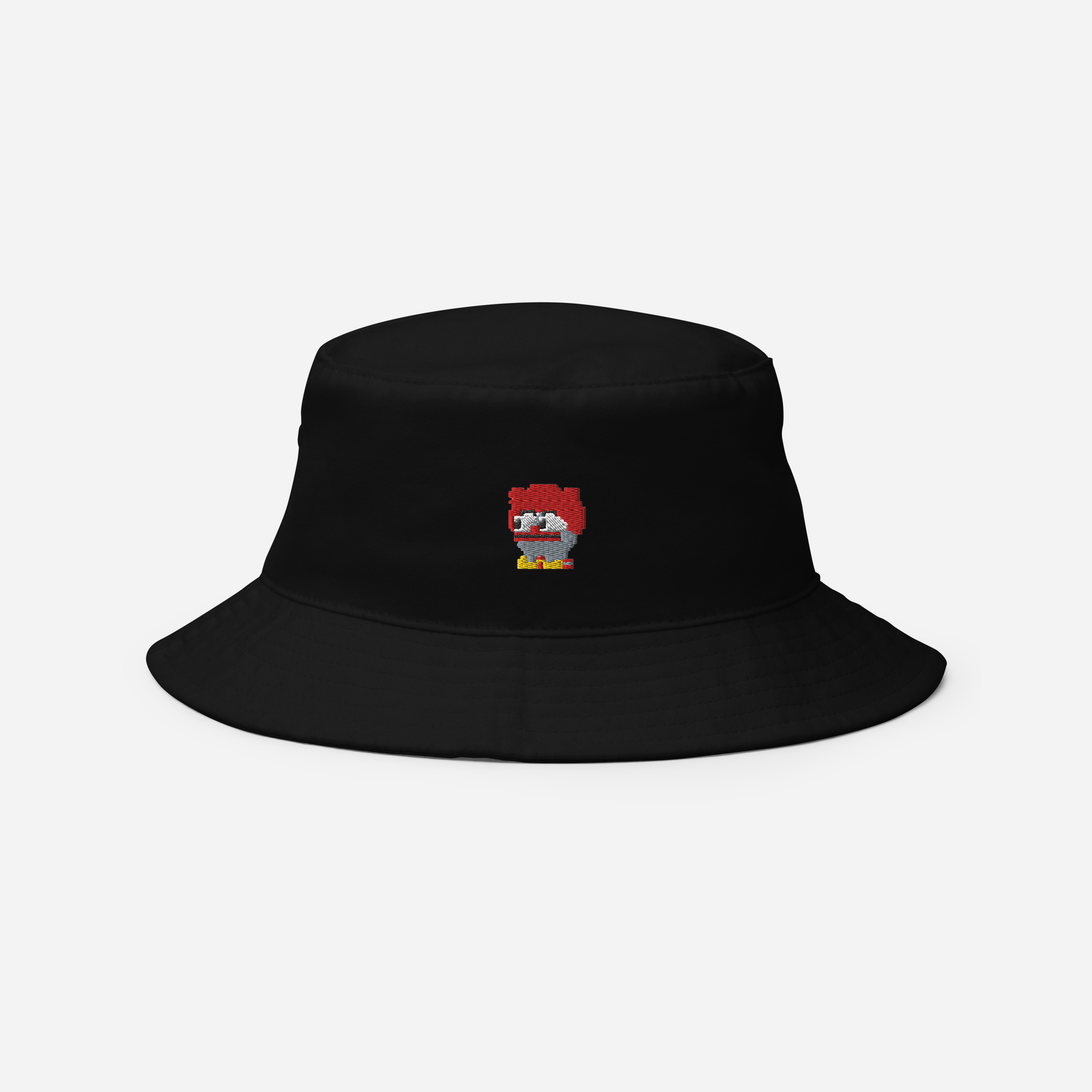 Bucket Hat Soft - Black - Clownpepe
