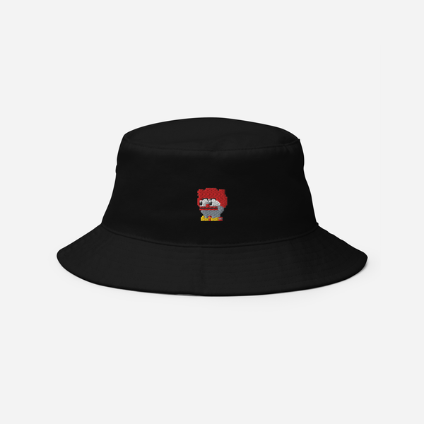 Bucket Hat Soft - Black - Clownpepe