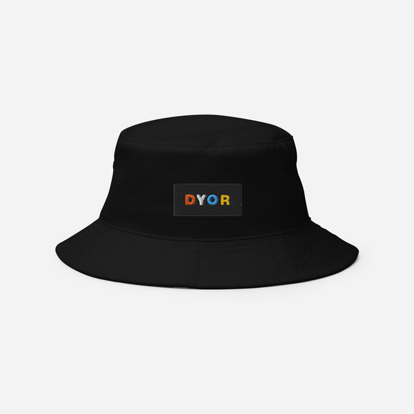Bucket Hat Soft - BLACK - DYOR
