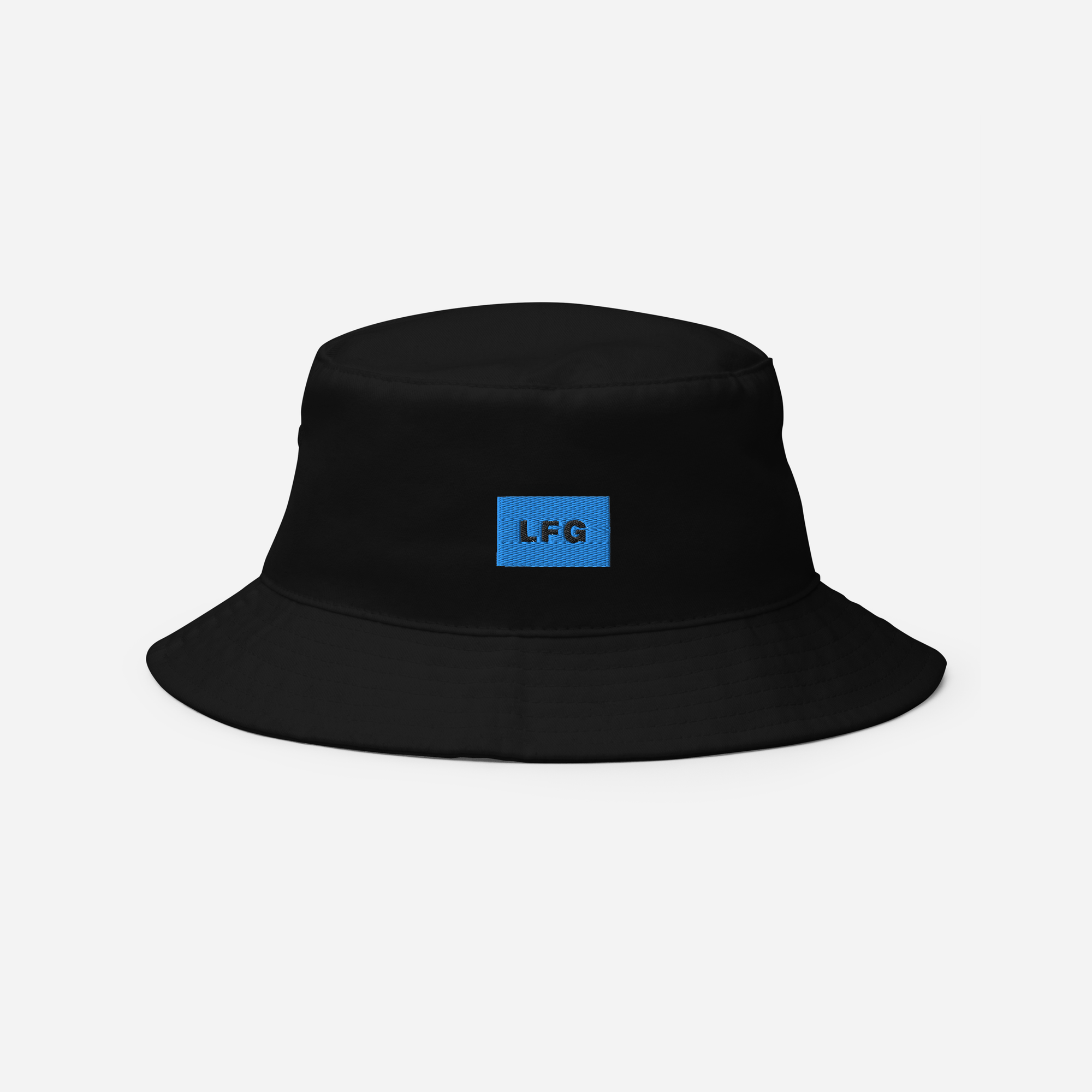 Bucket Hat Soft - Black - LFG (blue)