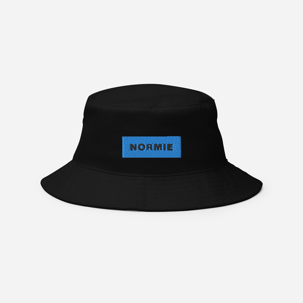 Bucket Hat Soft - Black - NORMIE (blue)