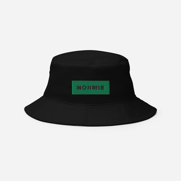 Bucket Hat Soft - BLACK - NORMIE (green)