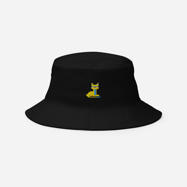 Bucket Hat Soft - Black - NodeCat