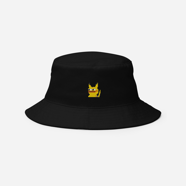 Bucket Hat Soft - Black - Pepekachu