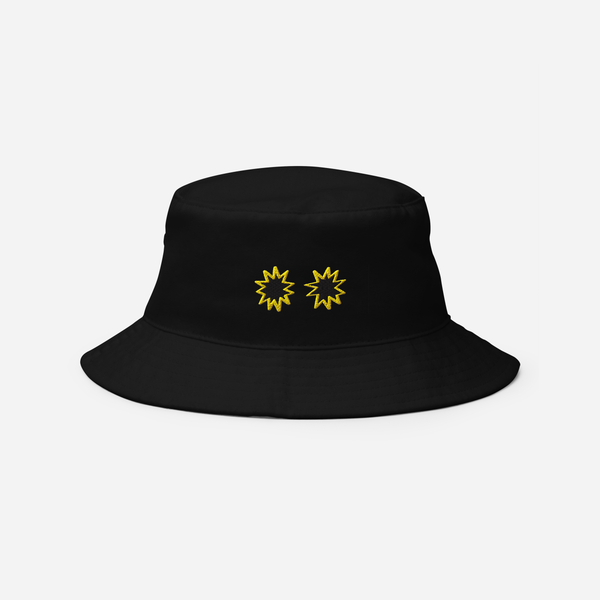 Bucket Hat Soft - Black - StarsEyes