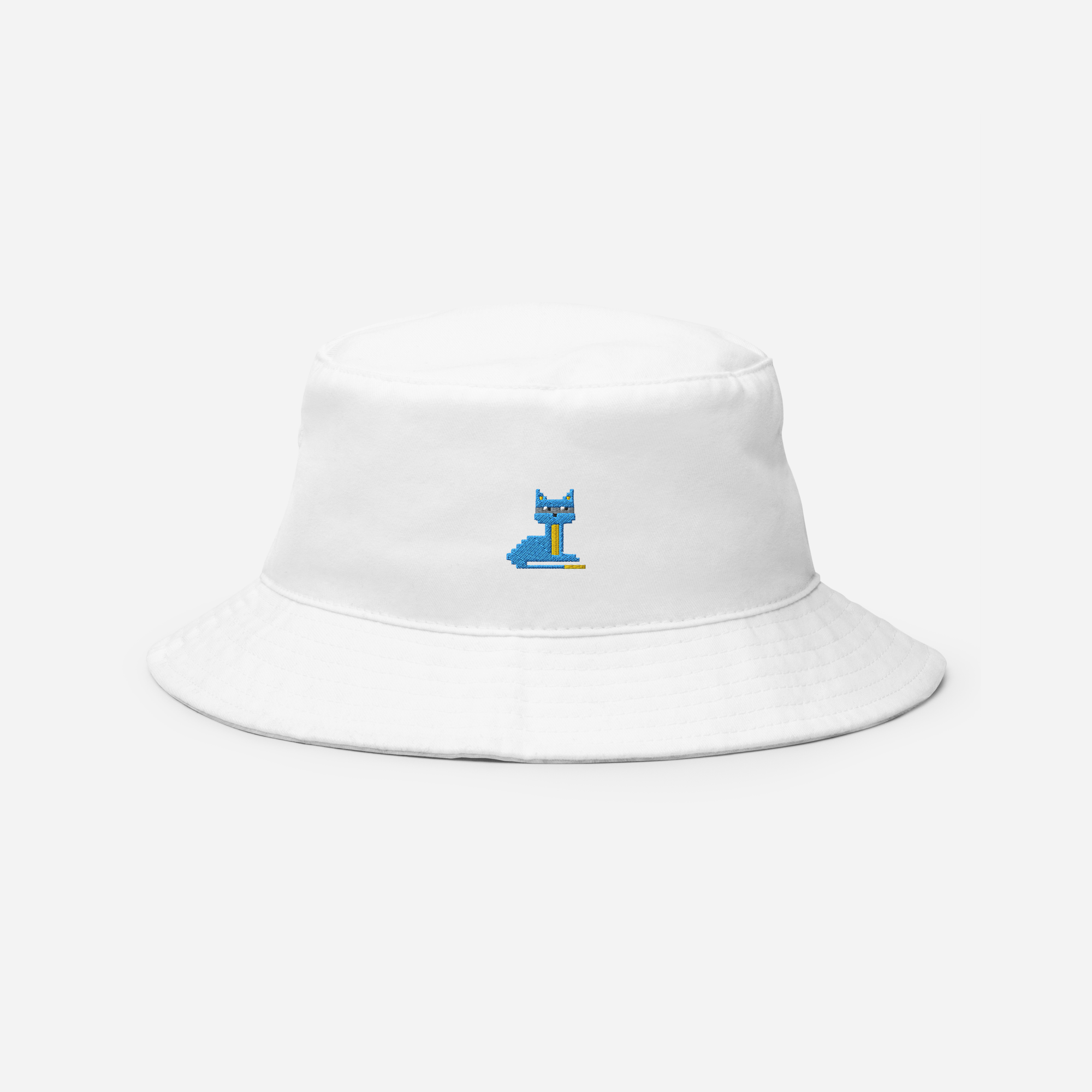 Bucket Hat Soft - White - NodeCat