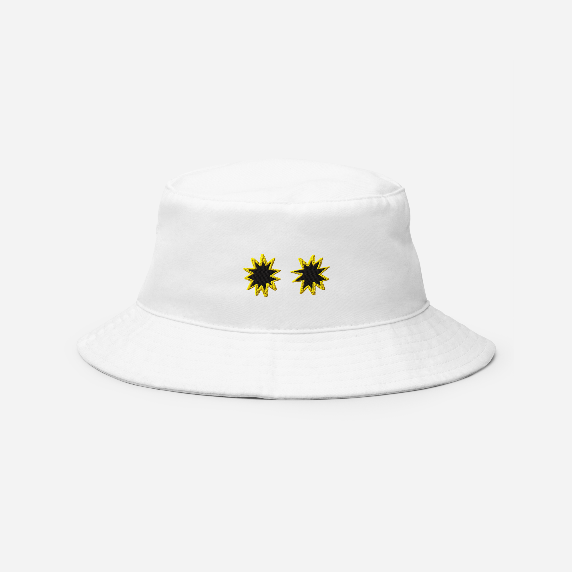 Bucket Hat Soft - White - StarsEyes
