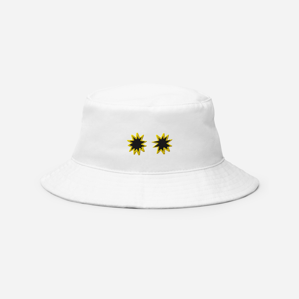 Bucket Hat Soft - White - StarsEyes