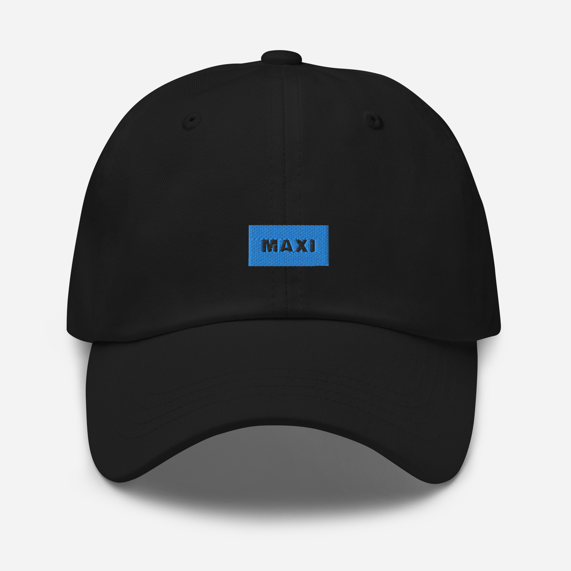 Classic Dad Hat - Black - MAXI (blue)