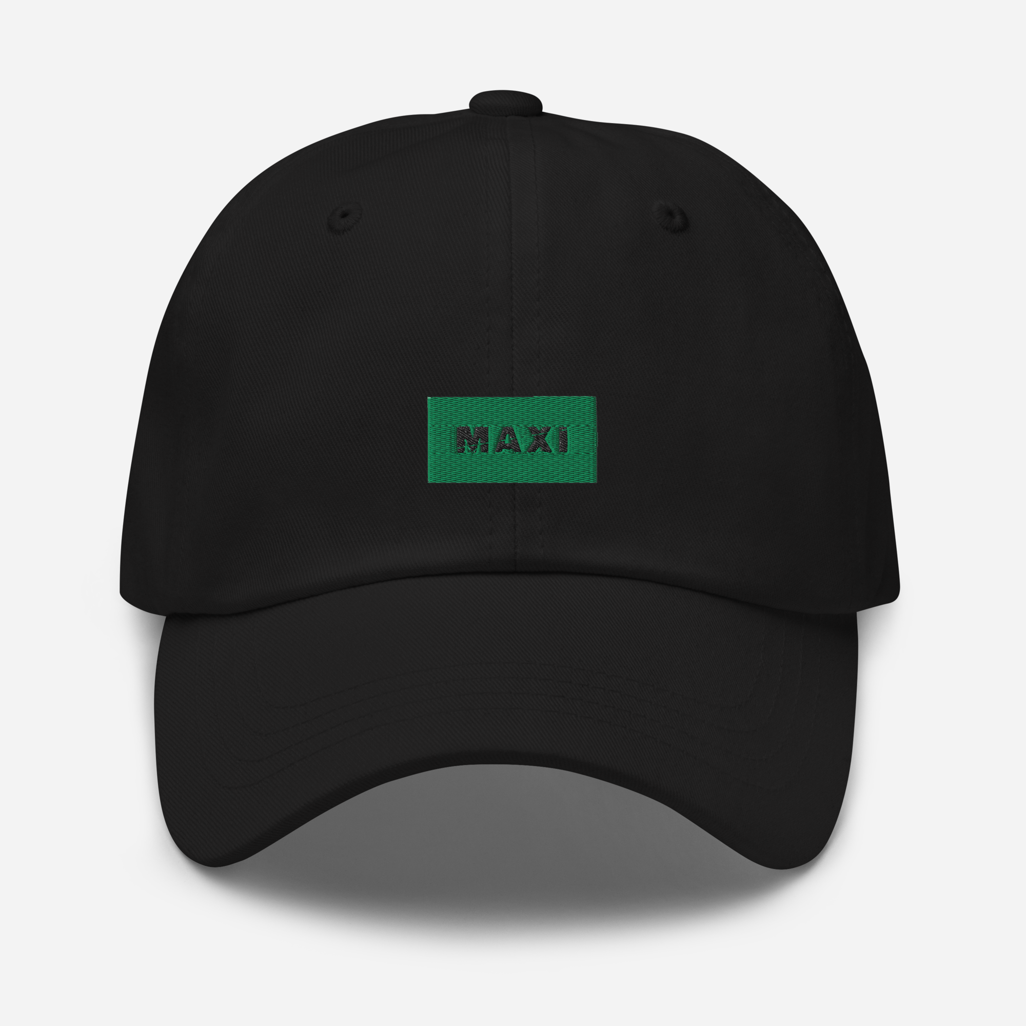 Classic Dad Hat - Black - MAXI (green)
