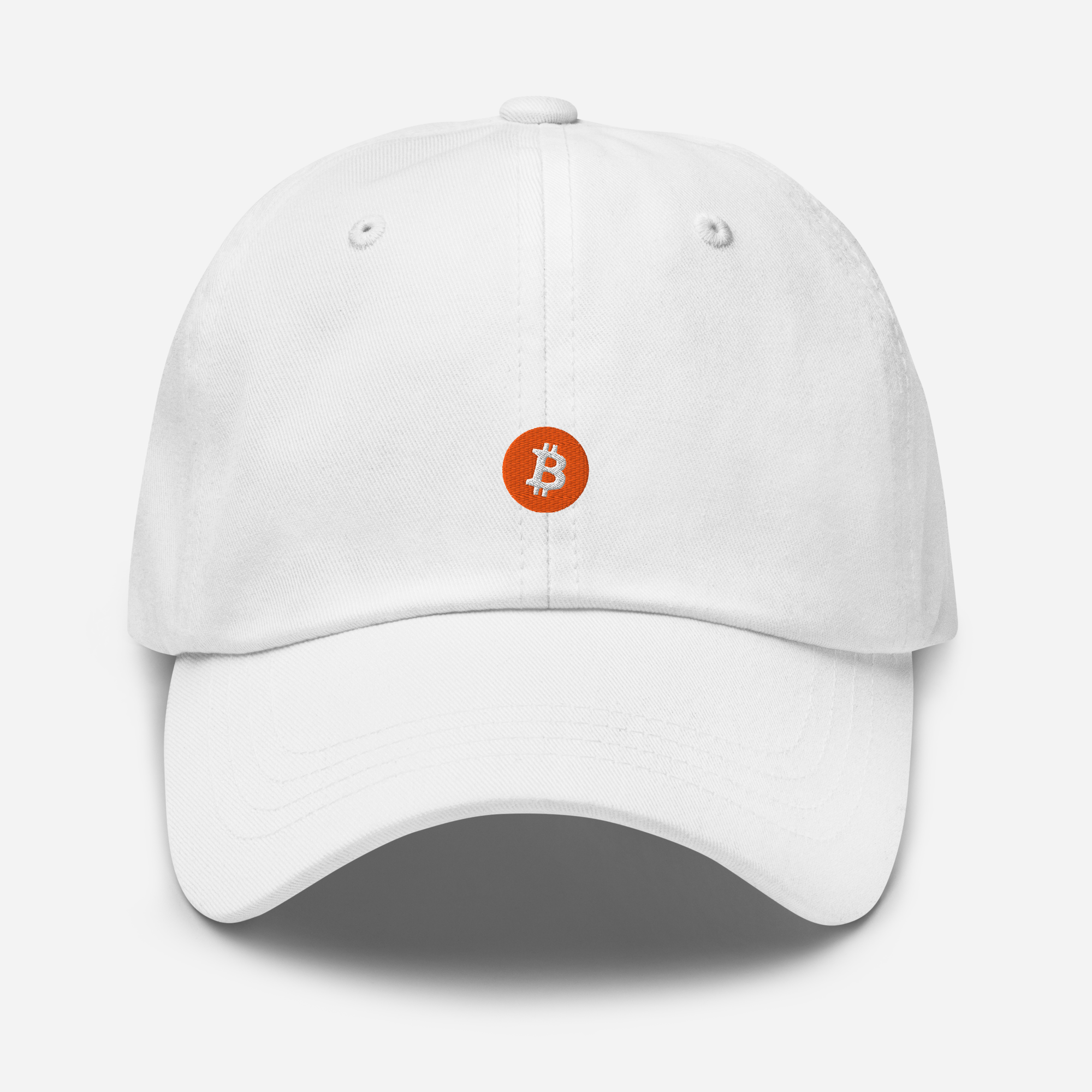 Classic Dad Hat - White - BTC