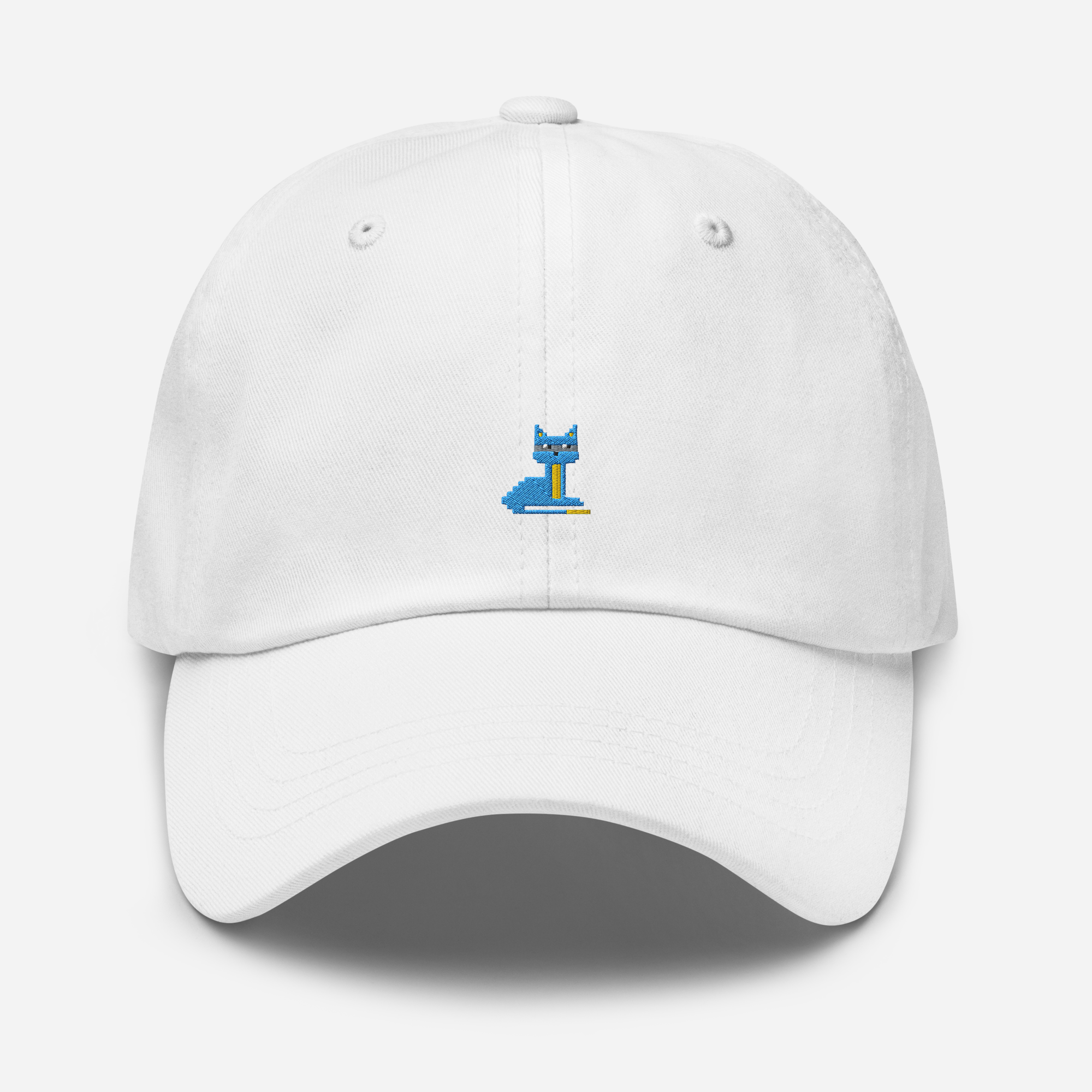 Classic Dad Hat - White - NodeCat