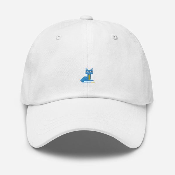 Classic Dad Hat - White - NodeCat