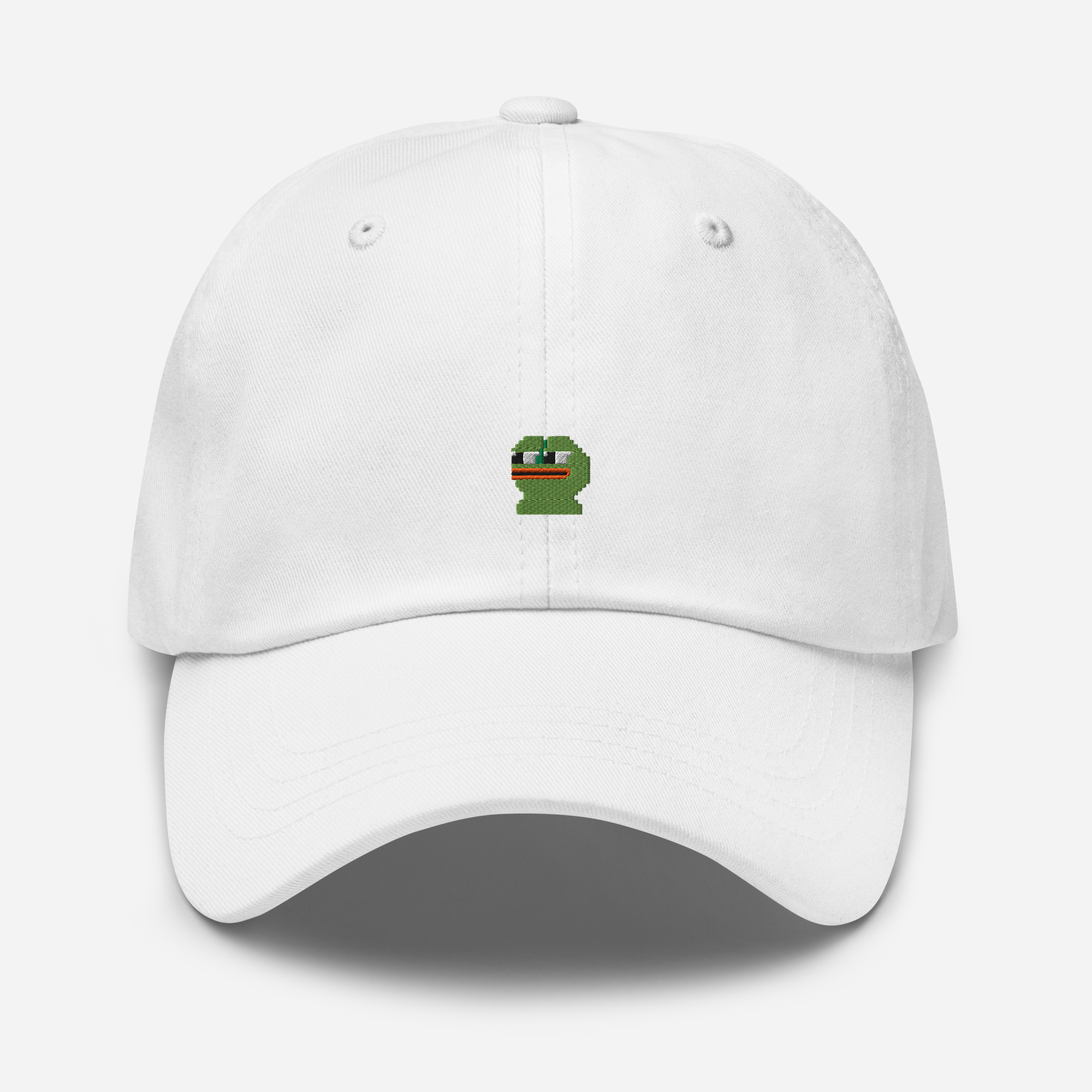 Classic Dad Hat - White - Pepe
