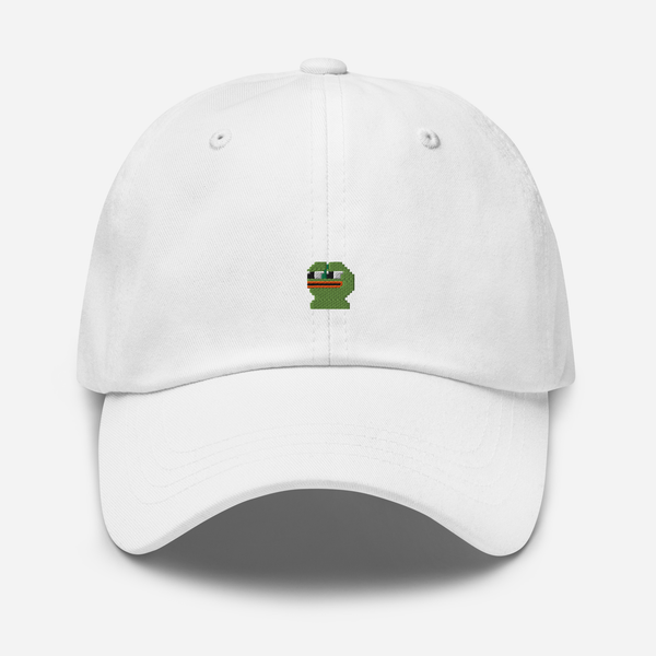 Classic Dad Hat - White - Pepe
