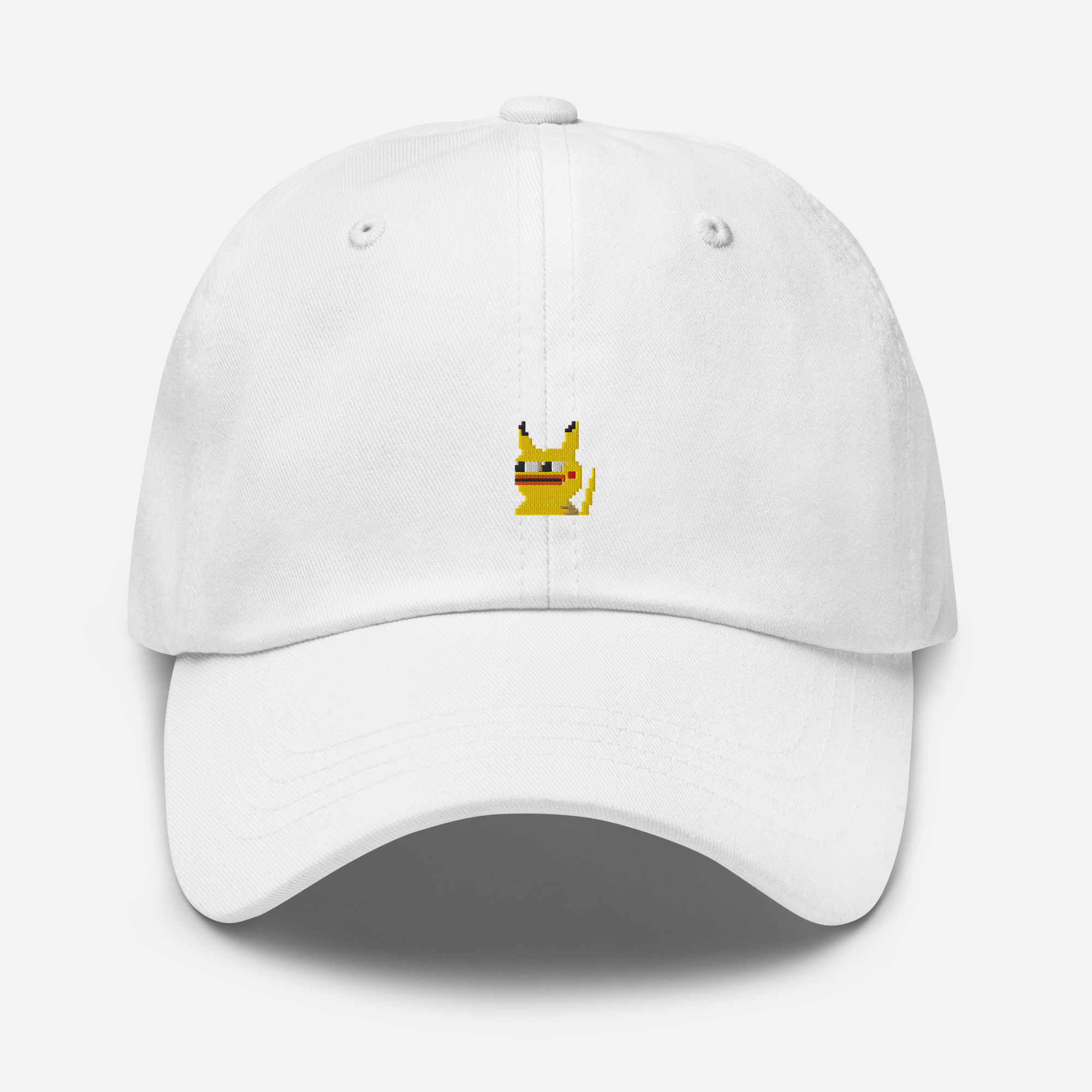 Classic Dad Hat - White - Pepekachu