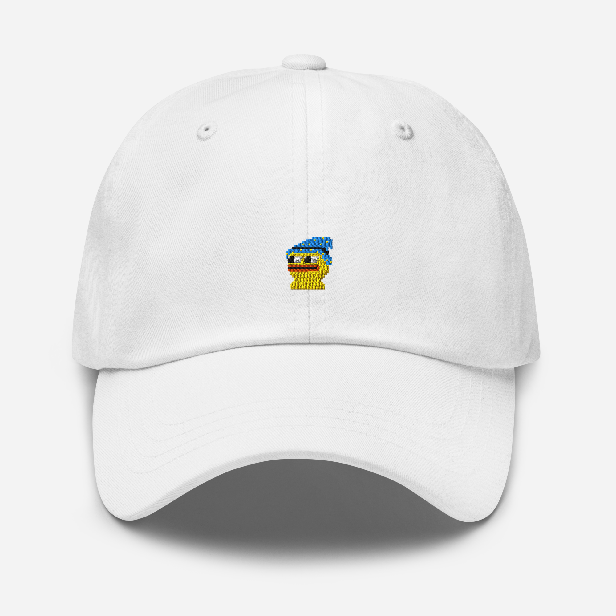 Classic Dad Hat - White - Pepewizard