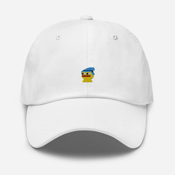 Classic Dad Hat - White - Pepewizard
