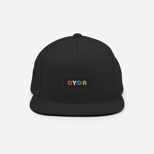 Classic Snapback - BLACK - DYOR