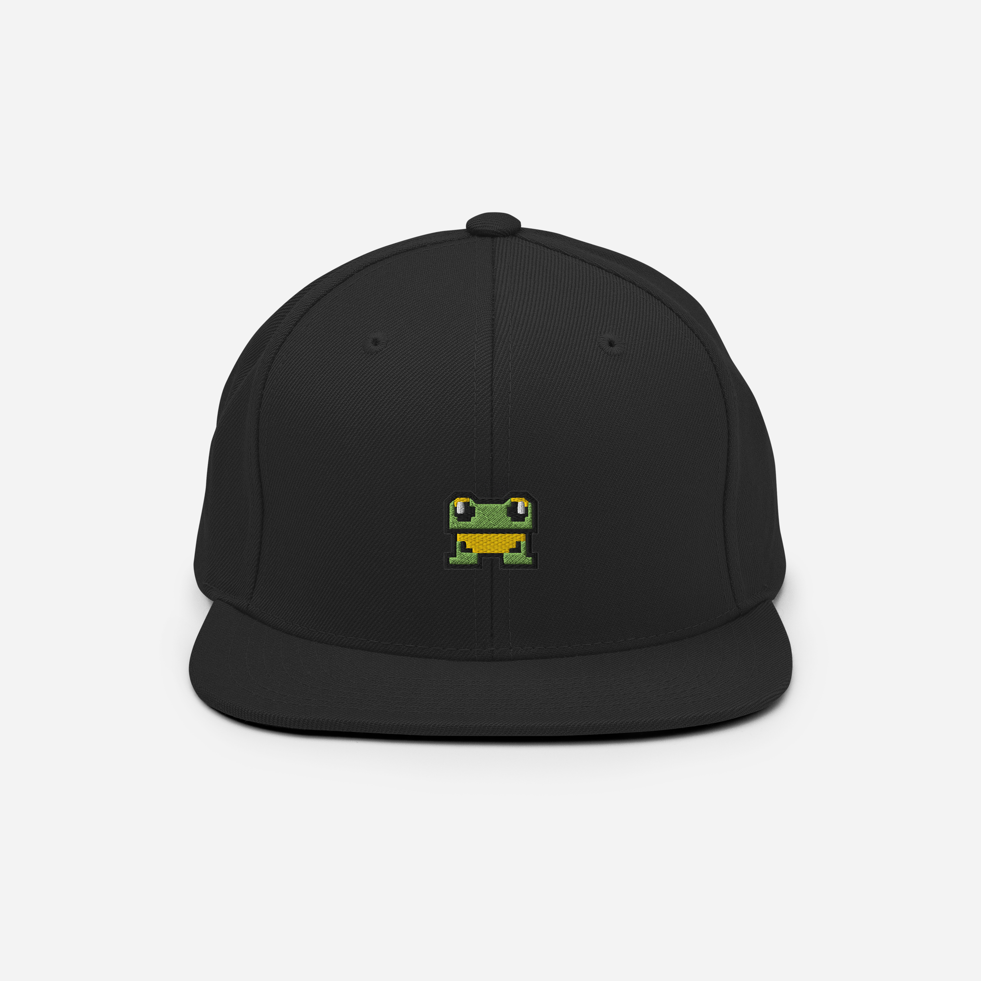 Classic Snapback - Black - FrogFolio