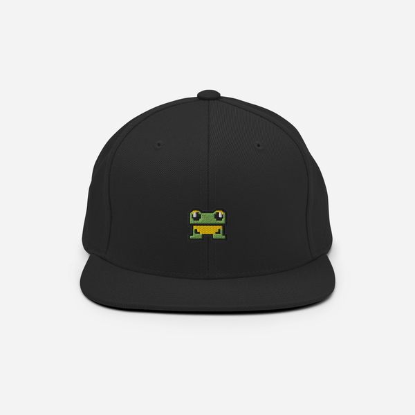 Classic Snapback - Black - FrogFolio