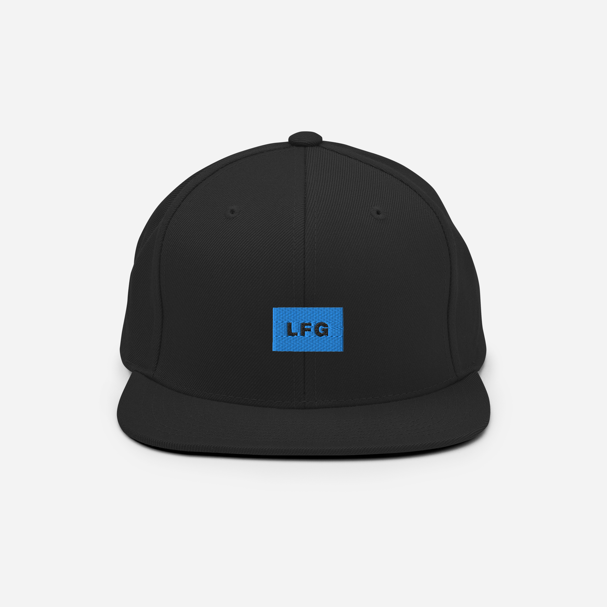 Classic Snapback - Black - LFG (blue)