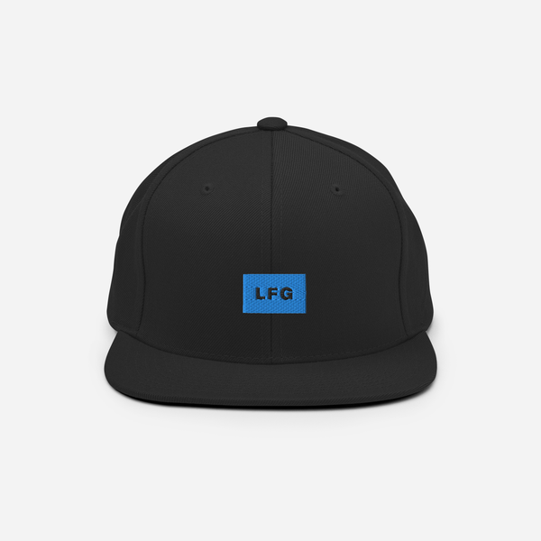 Classic Snapback - Black - LFG (blue)