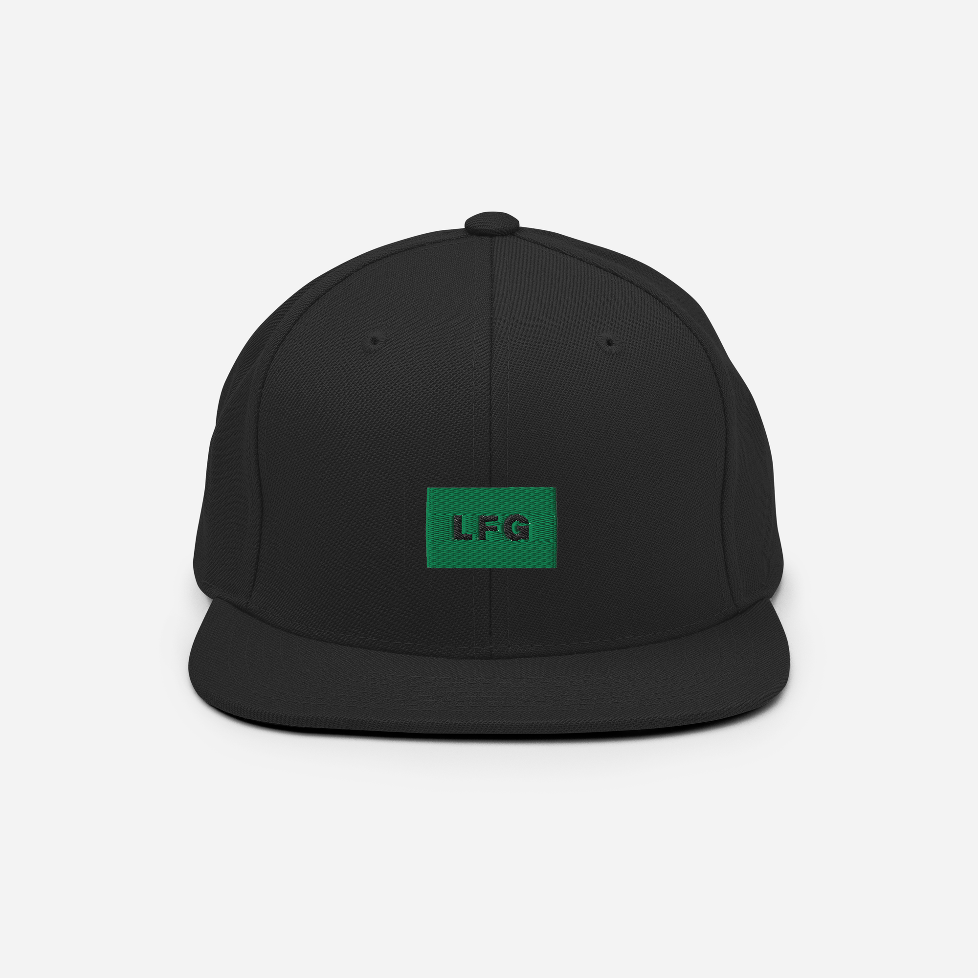 Classic Snapback - Black - LFG (green)