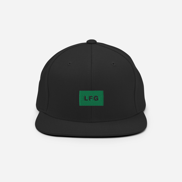 Classic Snapback - Black - LFG (green)