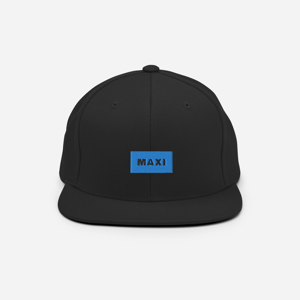 Classic Snapback - Black - MAXI (blue)