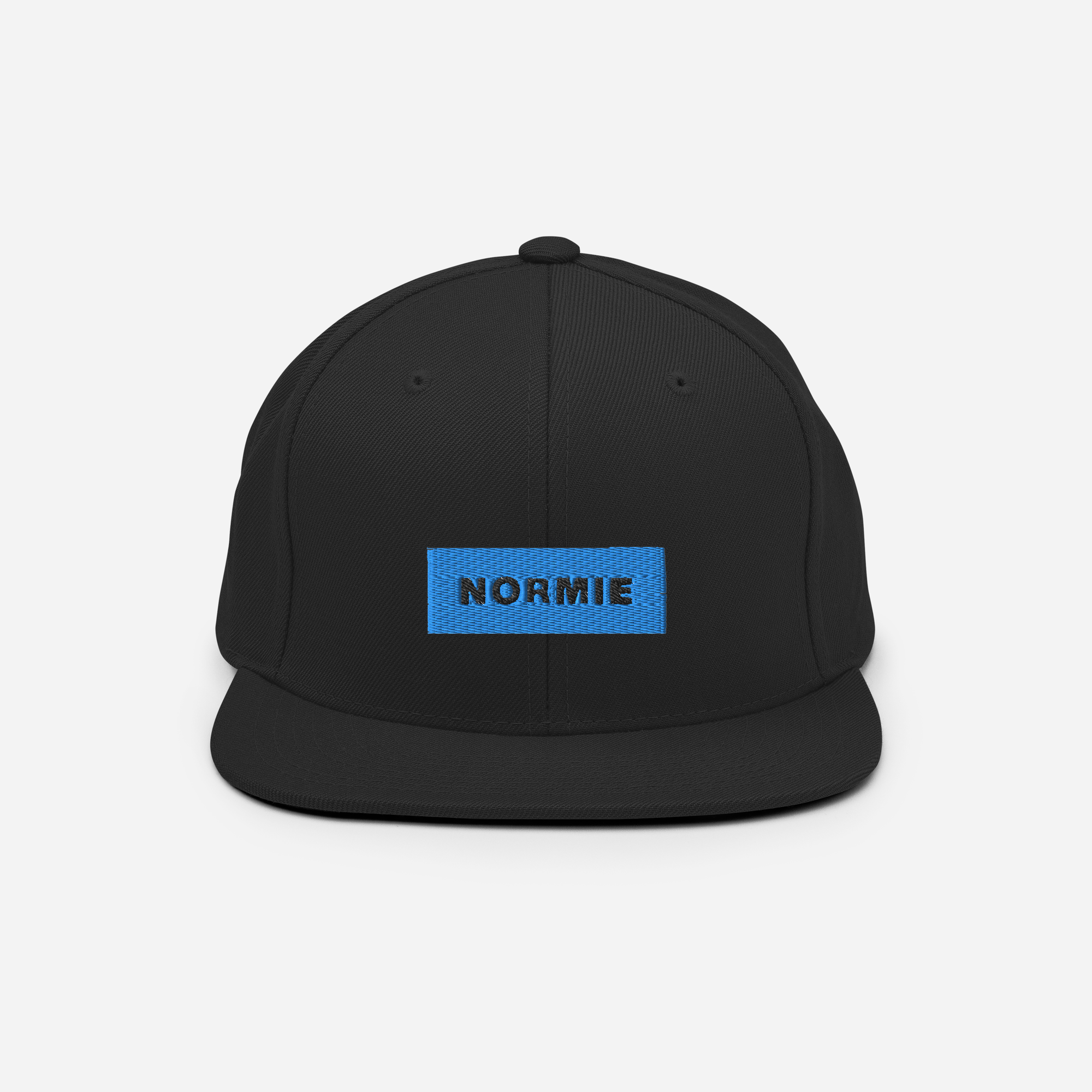 Classic Snapback - Black - NORMIE (blue)