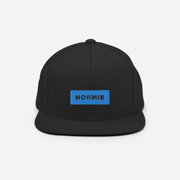 Classic Snapback - Black - NORMIE (blue)